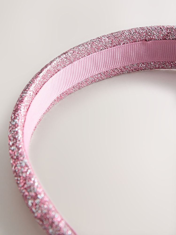 Pink Sparkle Aliceband - Image 2 of 4 Pink Sparkle Aliceband - Image 2 of 4