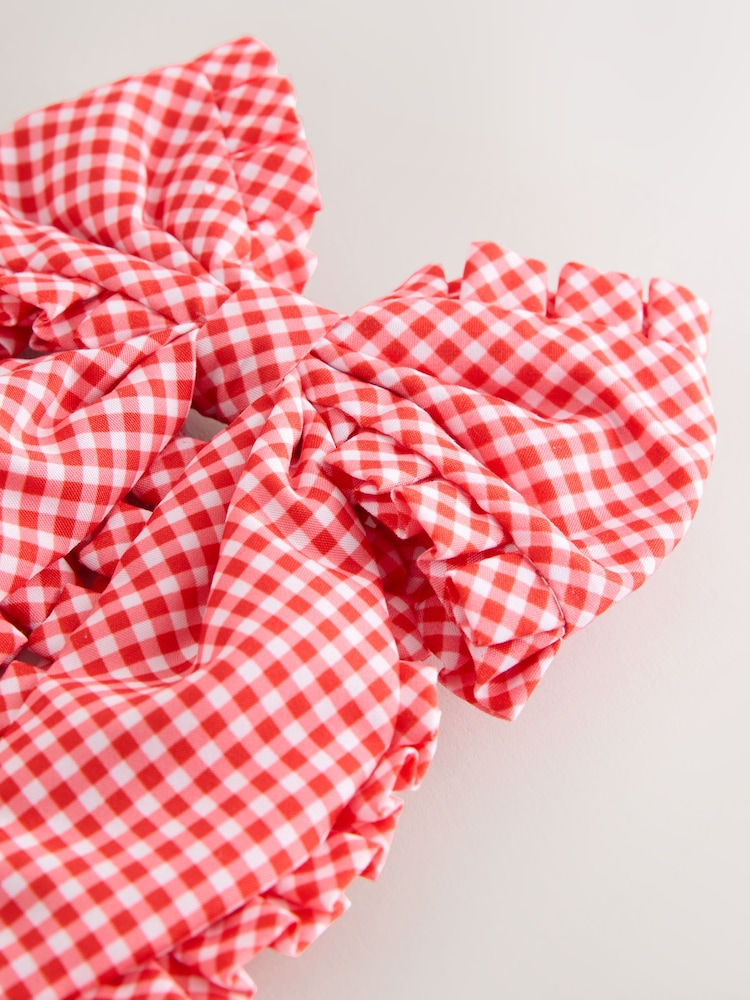 Rouge - Gingham Bow Hair Clip - Image 2 de 3