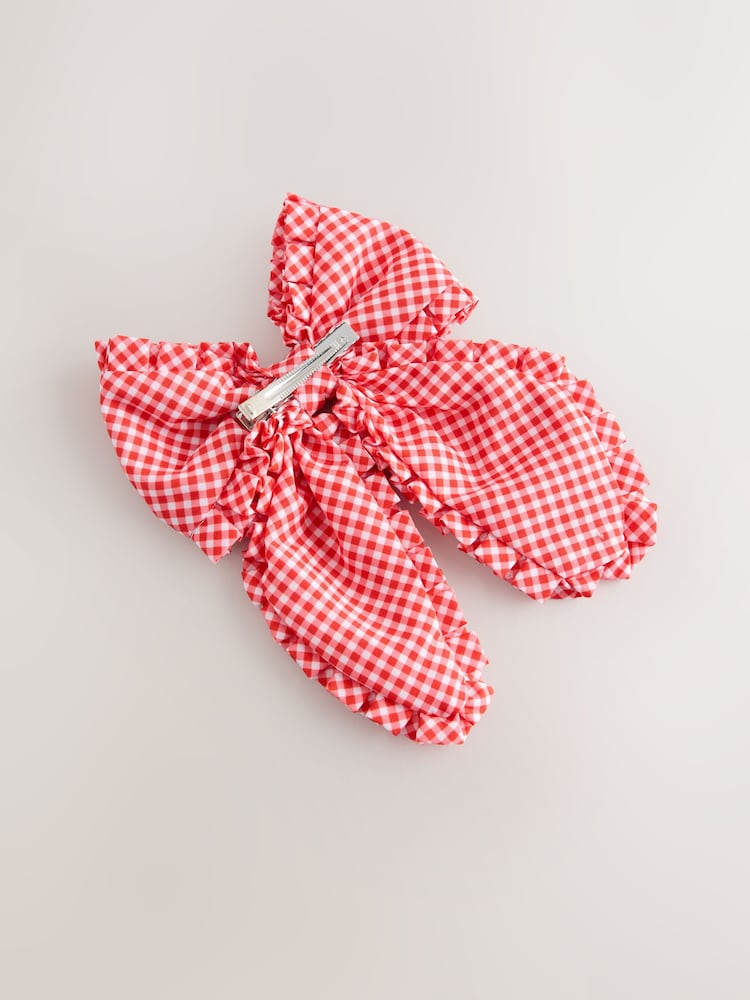 Rouge - Gingham Bow Hair Clip - Image 3 de 3
