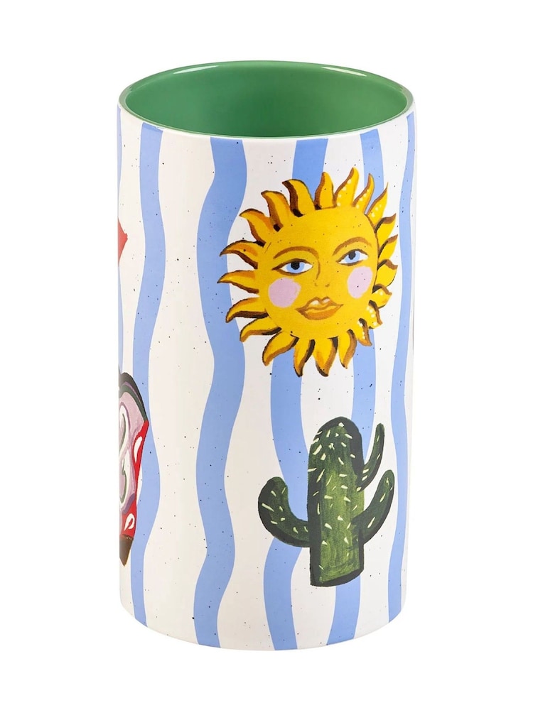 Eleanor Bowmer Multi Electric Coast Utensil Holder And Spoon Rest - Image 5 of 5 Eleanor Bowmer Multi Electric Coast Utensil Holder And Spoon Rest - Image 5 of 5