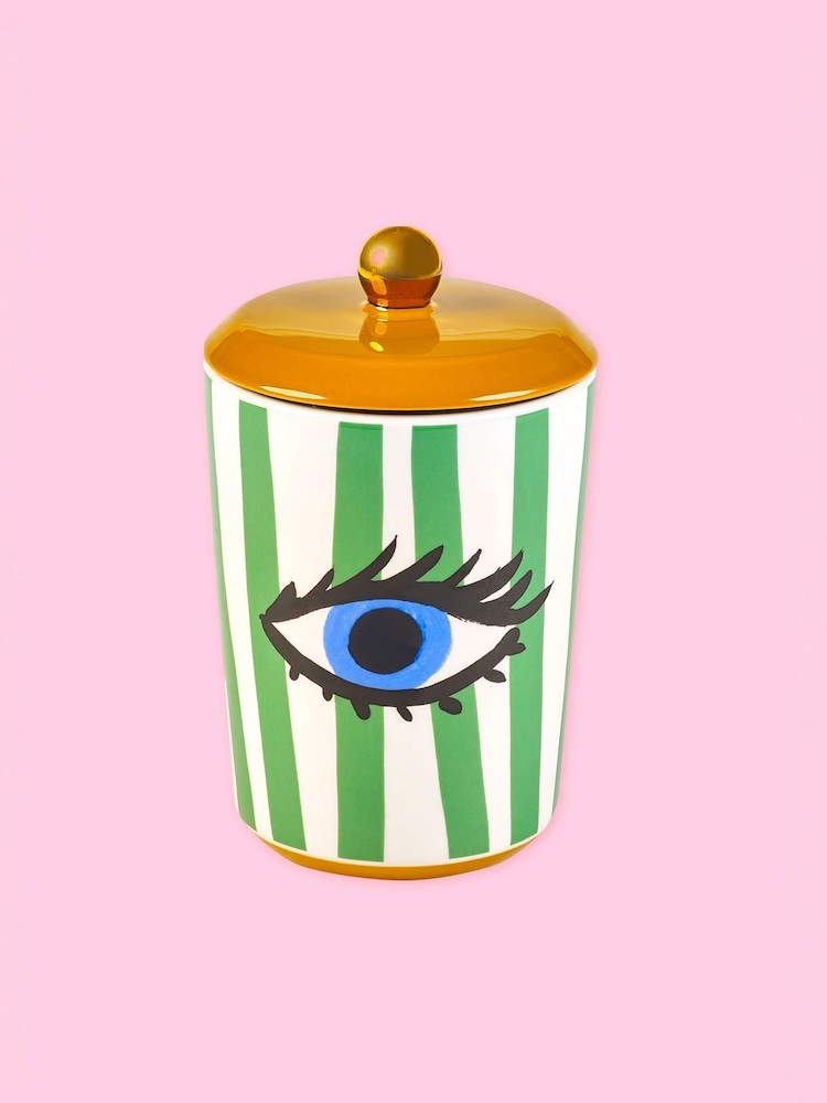 Eleanor Bowmer Multi Electric Coast Eye Storage Jar - Image 1 of 4 Eleanor Bowmer Multi Electric Coast Eye Storage Jar - Image 1 of 4