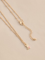 Gold Tone Initial Heart Neckware Necklace - Image 6 of 12