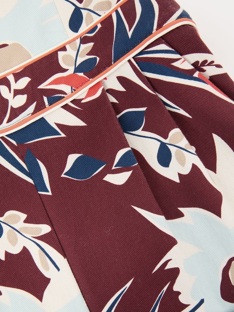 لباس قطعة واحدة قطن برِجل واسعة مطبوع Leighton من Reiss - صورة 6 من 6