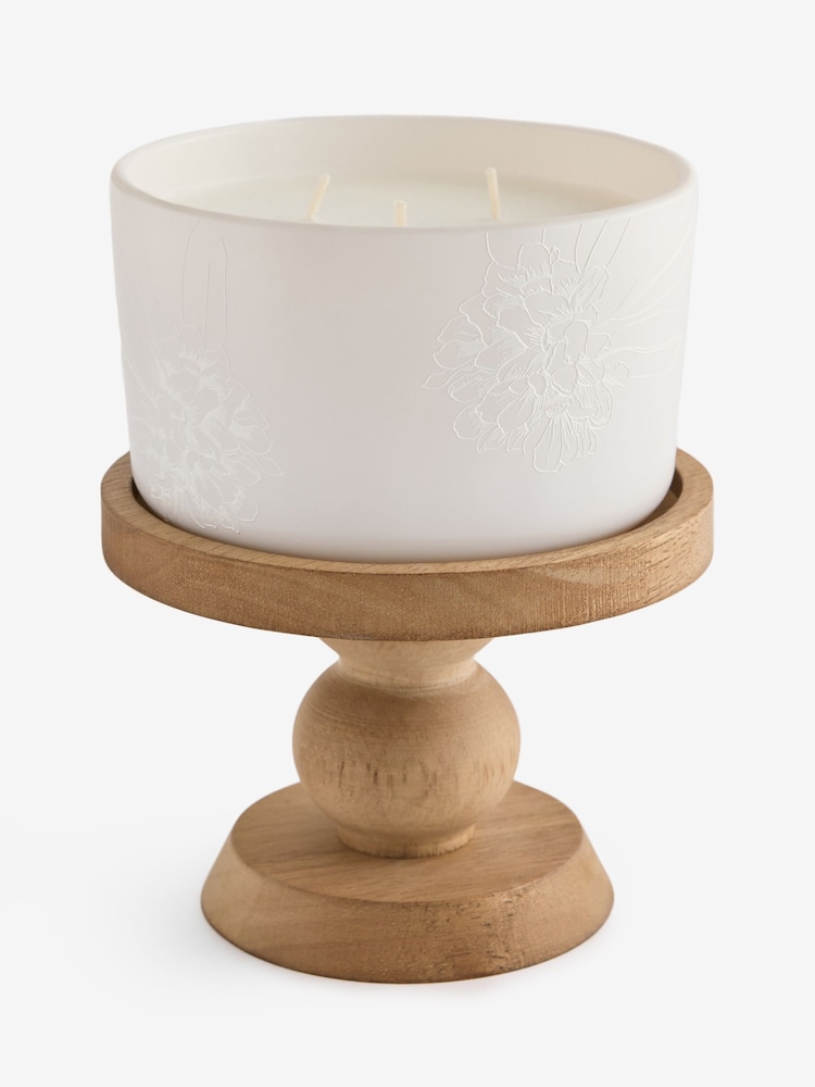 Spa Retreat Lavender and Geranium Decorative Candle - Image 1 of 1 Spa Retreat Lavender and Geranium Decorative Candle - Image 1 of 1