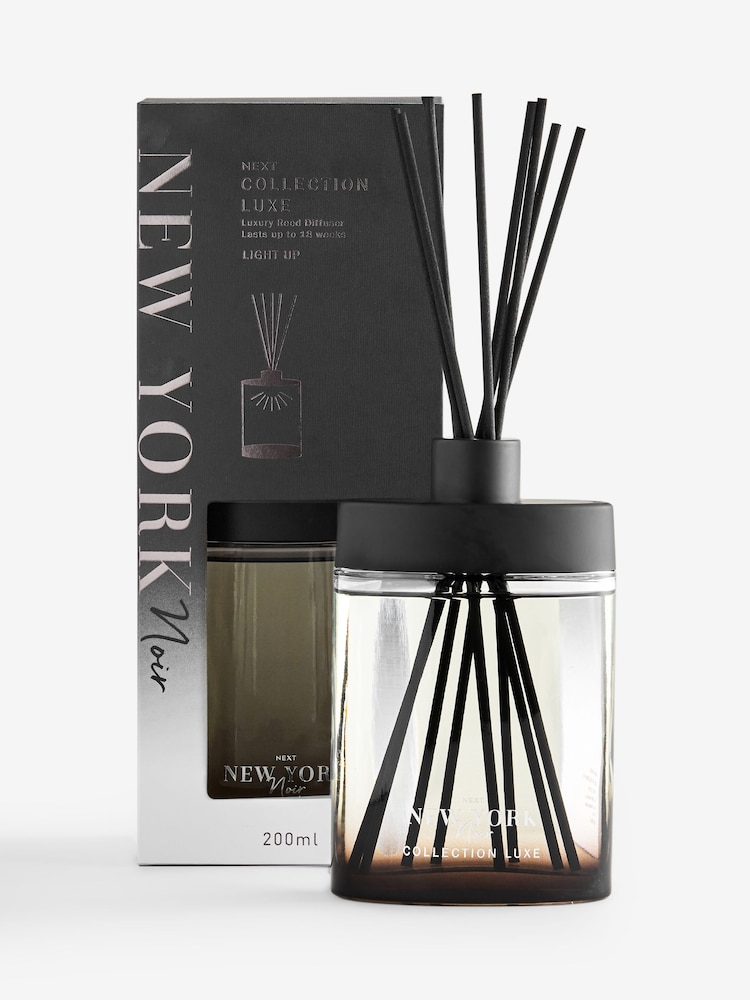 Collection Luxe New York Noir Cassis & Coconut Light Up Reed Diffuser - Image 4 of 4 Collection Luxe New York Noir Cassis & Coconut Light Up Reed Diffuser - Image 4 of 4