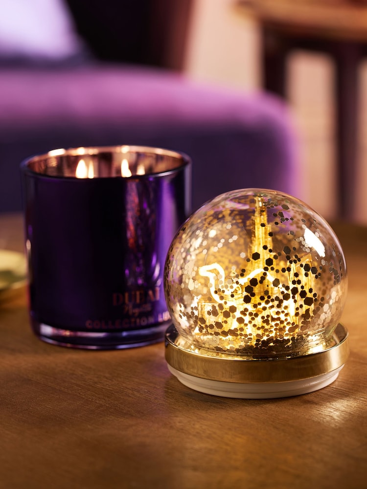 Collection Luxe Dubai Nights Light Up Globe Candle - Image 2 of 6 Collection Luxe Dubai Nights Light Up Globe Candle - Image 2 of 6