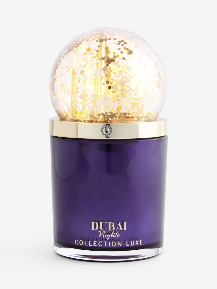 Collection Luxe Dubai Nights Light Up Globe Candle - Image 6 of 6 Collection Luxe Dubai Nights Light Up Globe Candle - Image 6 of 6