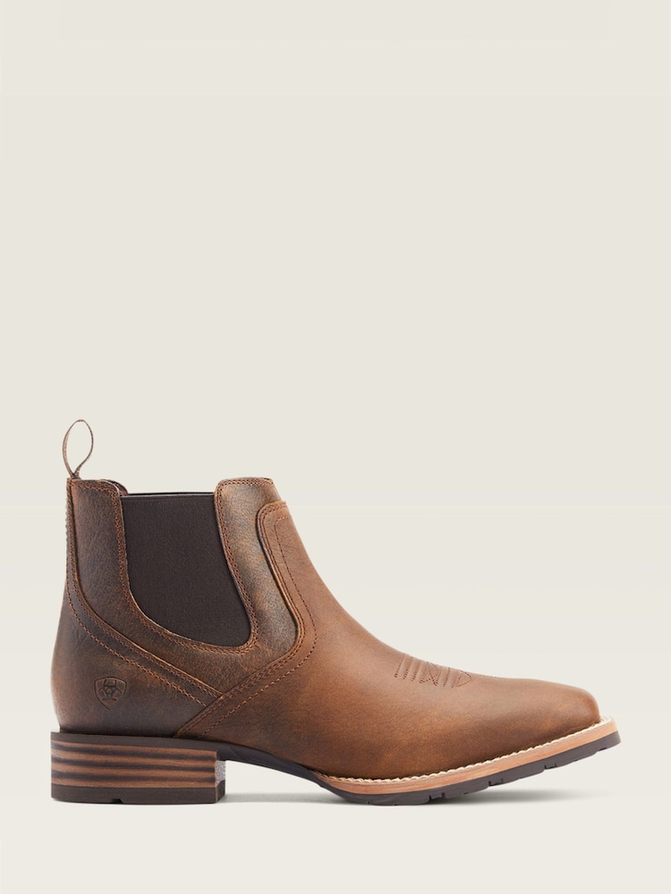 Ariat Brown Hybrid Low Boy Boots - Image 2 of 5