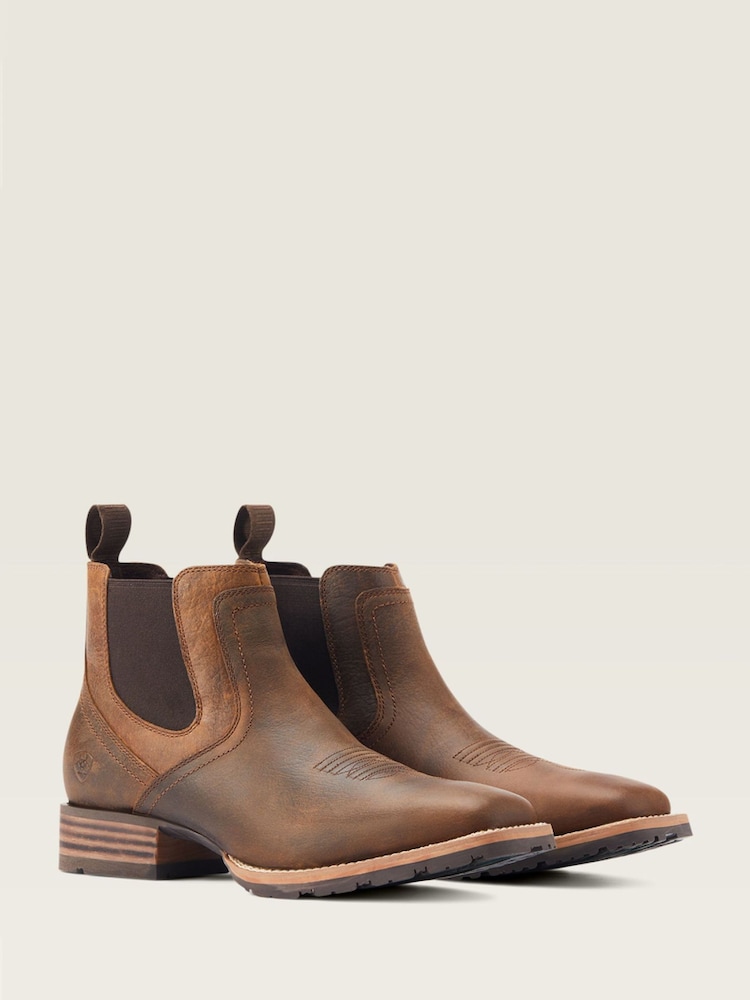 Ariat Brown Hybrid Low Boy Boots - Image 5 of 5