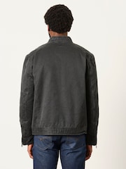 FatFace Hamble Charcoal Grey Bomber Jacket - Image 2 of 7