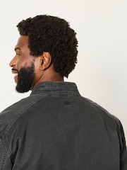 FatFace Hamble Charcoal Grey Bomber Jacket - Image 3 of 7