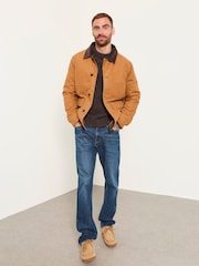 FatFace Sand Canvas Barn Jacket - Image 1 of 6