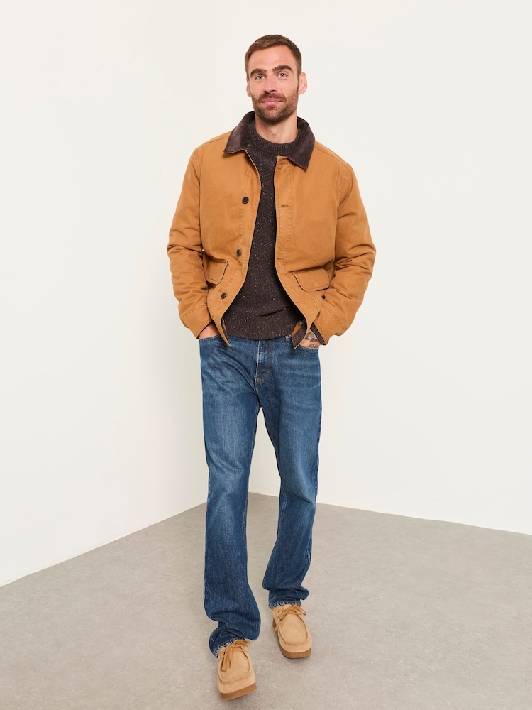 FatFace Sand Canvas Barn Jacket - Image 1 of 6 FatFace Sand Canvas Barn Jacket - Image 1 of 6