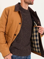 FatFace Sand Canvas Barn Jacket - Image 4 of 6