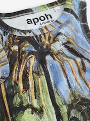 Blue Monet Licence Graphic Printed Ribbed Racer Vest - Image 7 of 9