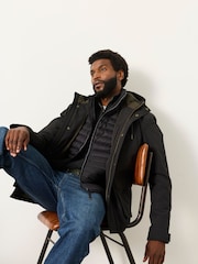 FatFace Dartmouth Black Lightweight Quilted Gilet - Image 6 of 7