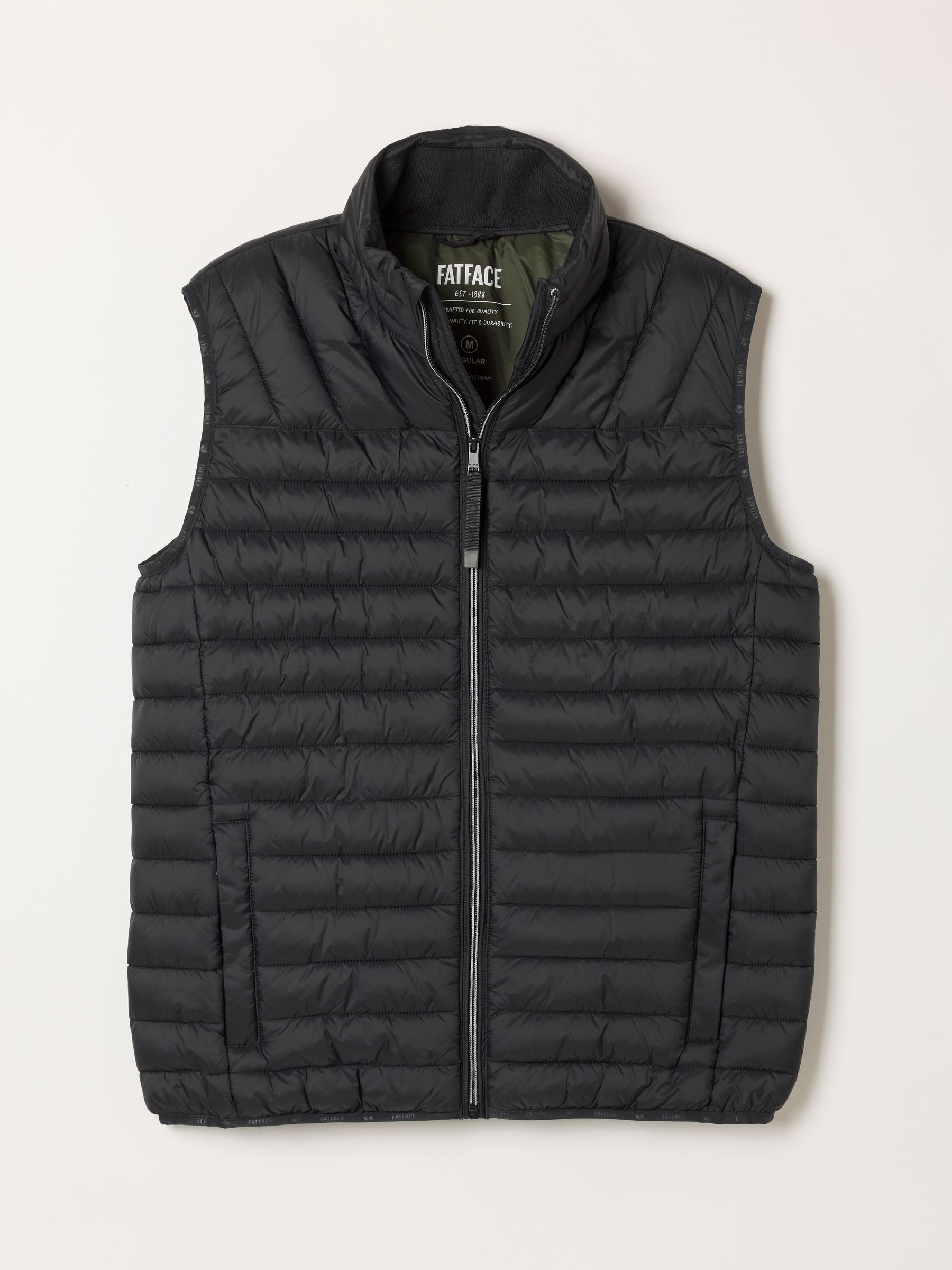 Comprar Preto - FatFace Lightweight Quilted Gilet from Next Brazil
