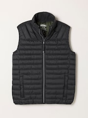 FatFace Dartmouth Black Lightweight Quilted Gilet - Image 7 of 7