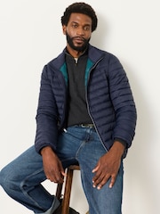 FatFace Dartmouth Navy Lightweight Quilted Jacket - Image 3 of 5