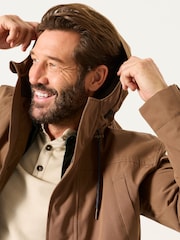 FatFace Bala Dark Natural Waterproof Jacket - Image 6 of 8