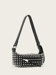 AllSaints Black Vega Emb Mini Shoulder Bag - Image 2 of 5