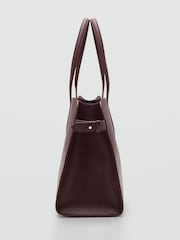 Mango Red Pebbled Faux Leather Bag - Image 3 of 3