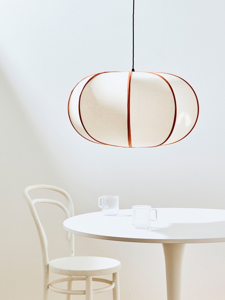 Oliver Bonas Terracotta Paloma Brown Pendant Lamp Shade - Image 1 of 4 Oliver Bonas Terracotta Paloma Brown Pendant Lamp Shade - Image 1 of 4