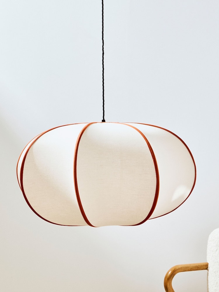 Oliver Bonas Terracotta Paloma Brown Pendant Lamp Shade - Image 2 of 4 Oliver Bonas Terracotta Paloma Brown Pendant Lamp Shade - Image 2 of 4