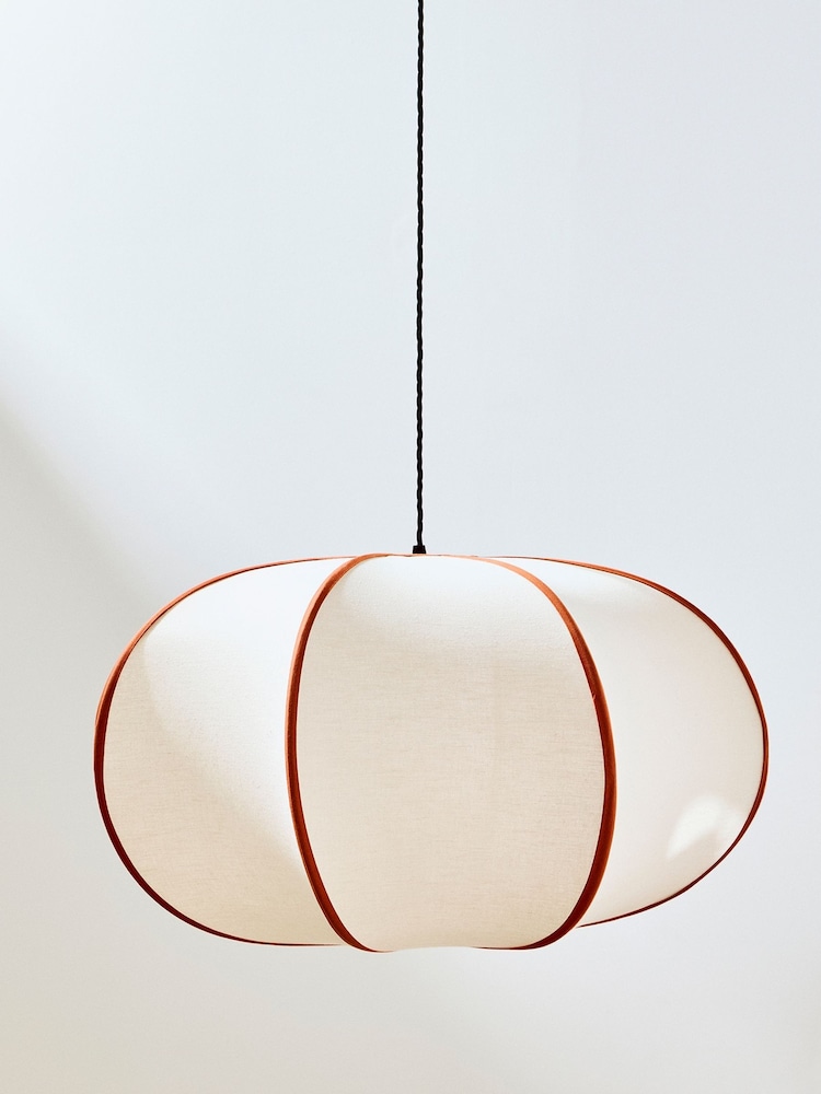 Oliver Bonas Terracotta Paloma Brown Pendant Lamp Shade - Image 4 of 4 Oliver Bonas Terracotta Paloma Brown Pendant Lamp Shade - Image 4 of 4