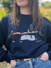 Solesmith Ice Skating Landscape Sweatshirt - Image 1 of 3
