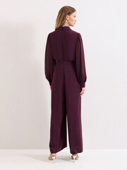 Phase Eight Red Petite Emily Burgundy Jumpsuit - Image 2 of 7