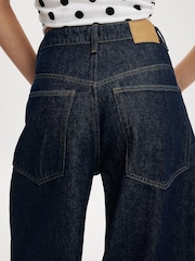Cotton On Dark Blue 91 Wide Leg Jeans - Image 6 of 8