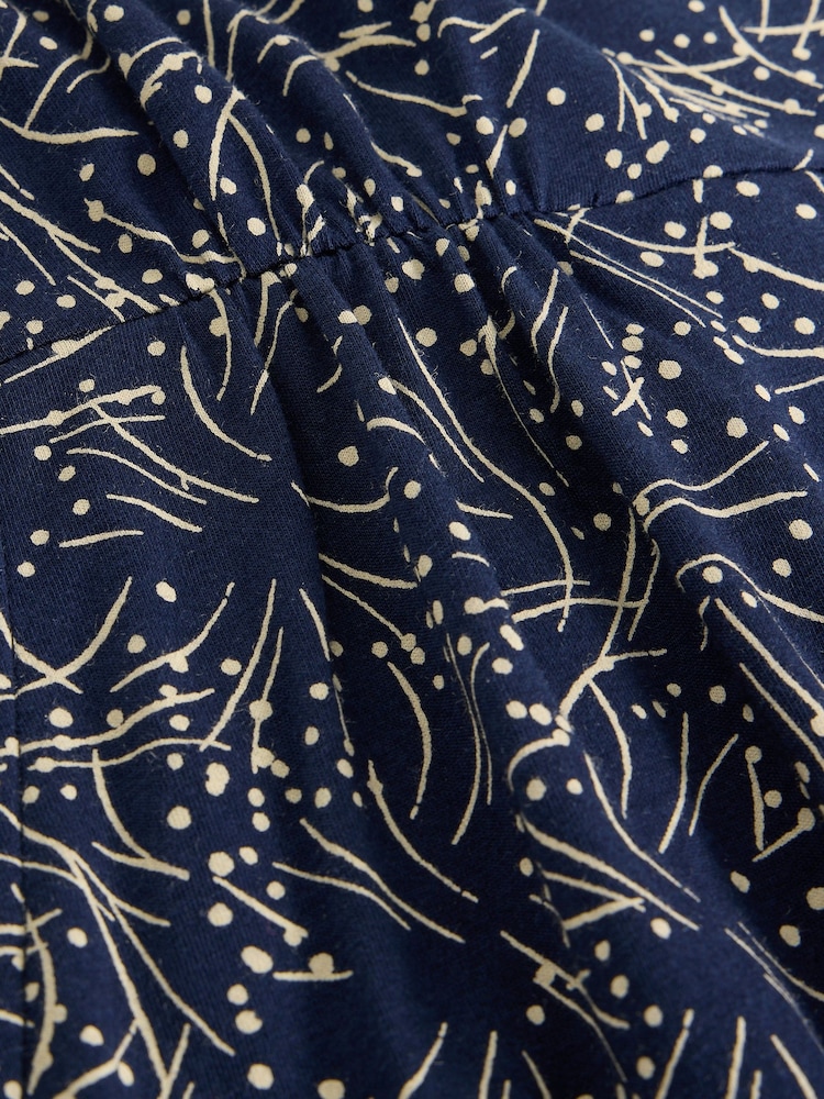 White Stuff Blue Tallie Jersey Dress - Image 6 of 6