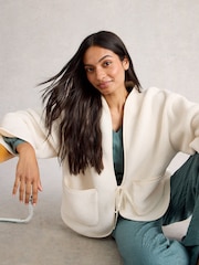 White Stuff White Wren Edge To Edge Jacket - Image 3 of 6