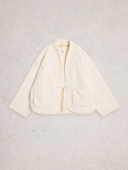 White Stuff White Wren Edge To Edge Jacket - Image 5 of 6