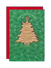 Hallmark Green Special Friend Wooden Keepsake Christmas Card - Image 2 of 6