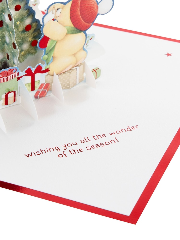 Hallmark Blue 3D Pop Up Forever Friends Reindeer Christmas Card - Image 5 of 5 Hallmark Blue 3D Pop Up Forever Friends Reindeer Christmas Card - Image 5 of 5
