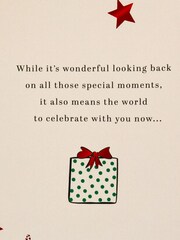 Hallmark Cream Son Special Sentiment Christmas Card - Image 4 of 6