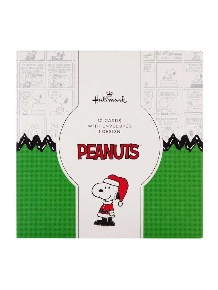 Hallmark White 10 Pack Peanuts Snoopy Christmas Cards 1 Design - Image 2 of 5 Hallmark White 10 Pack Peanuts Snoopy Christmas Cards 1 Design - Image 2 of 5