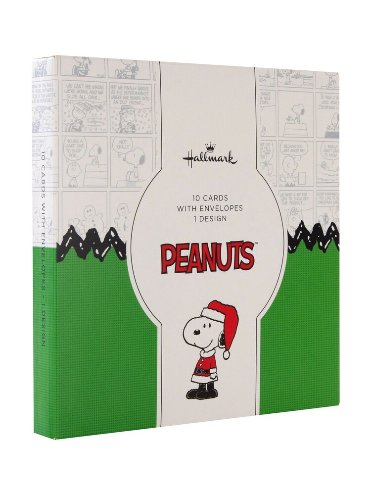 Hallmark White 10 Pack Peanuts Snoopy Christmas Cards 1 Design - Image 5 of 5 Hallmark White 10 Pack Peanuts Snoopy Christmas Cards 1 Design - Image 5 of 5