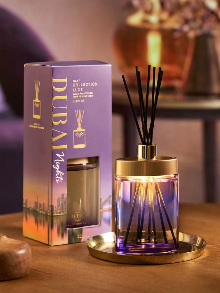 Collection Luxe Dubai Nights Light Up Reed Diffuser - Image 1 of 6 Collection Luxe Dubai Nights Light Up Reed Diffuser - Image 1 of 6