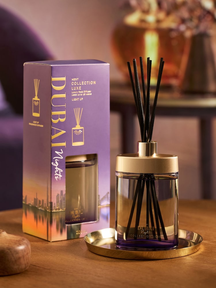 Collection Luxe Dubai Nights Light Up Reed Diffuser - Image 2 of 6 Collection Luxe Dubai Nights Light Up Reed Diffuser - Image 2 of 6