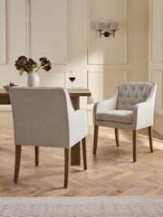 Tweedy Plain Light Natural Rose Dining Chair - Image 1 of 9