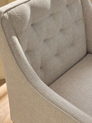 Tweedy Plain Light Natural Rose Dining Chair - Image 2 of 9