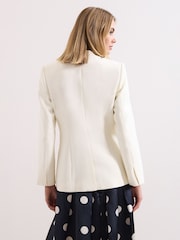 Phase Eight Ivory Twill Blazer - תמונה 2 מתוך 7