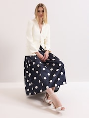 Phase Eight Ivory Twill Blazer - תמונה 6 מתוך 7