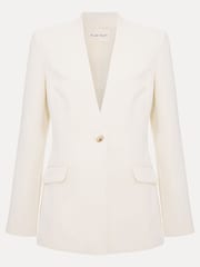 Phase Eight Ivory Twill Blazer - תמונה 7 מתוך 7