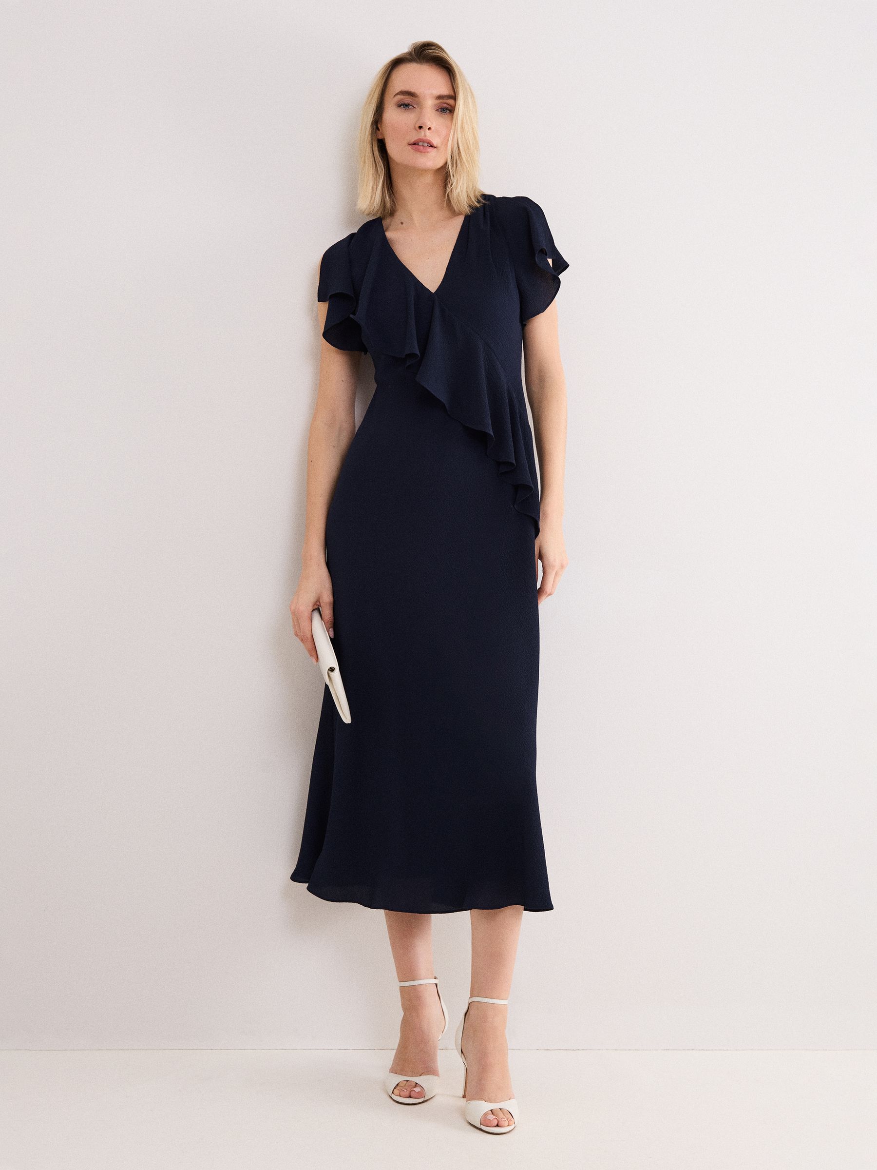 Phase Eight Women's Blue Cosette Midi Dress