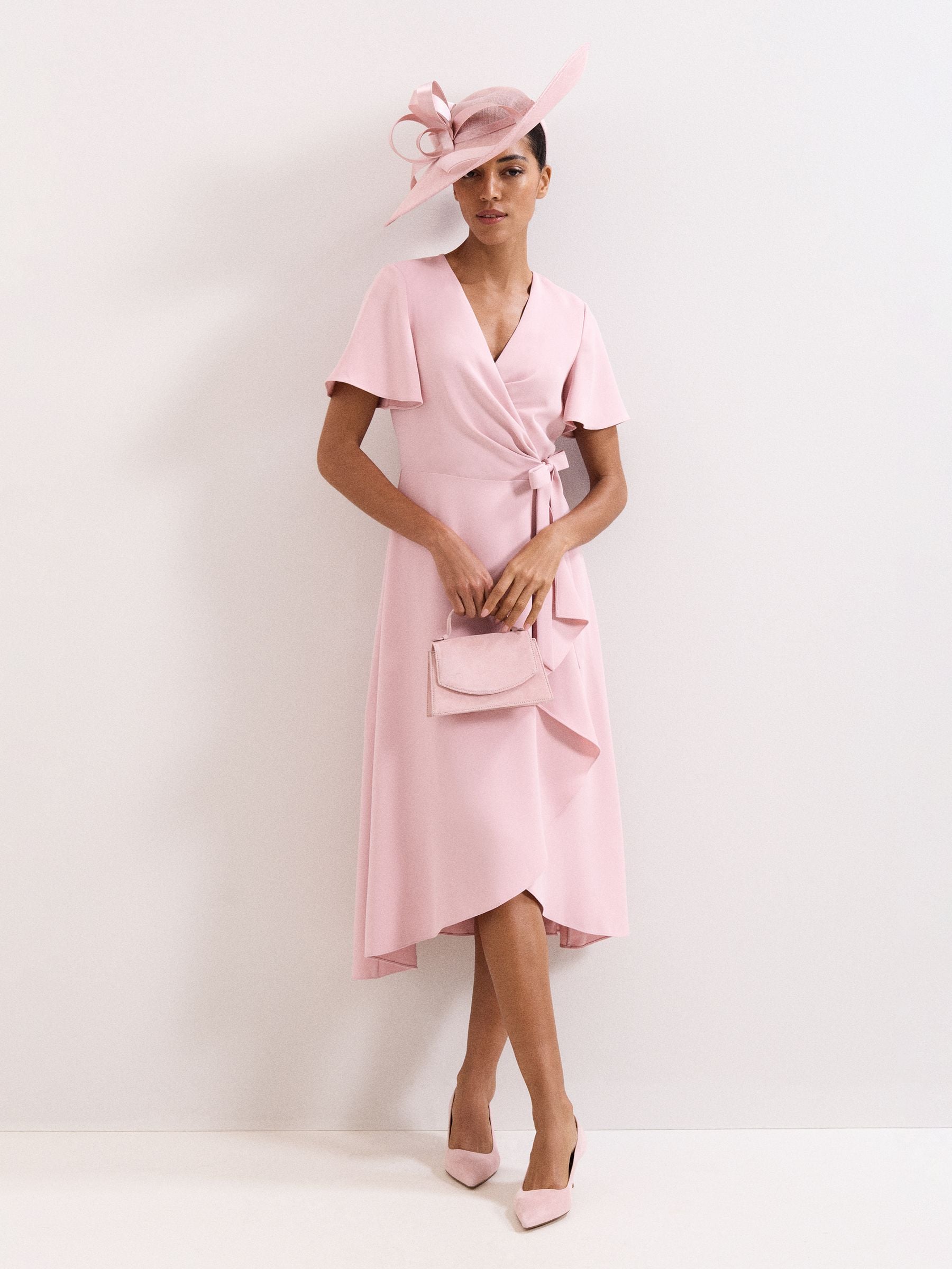 Buy Phase Eight Light Pink Julissa Wrap Dress from Next USA