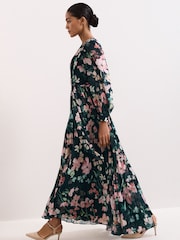 Phase Eight Blue Rosa Floral Dress - Image 10 of 10
